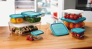 Set de recipiente alimentare Bormioli Rocco Frigoverre 1.6l