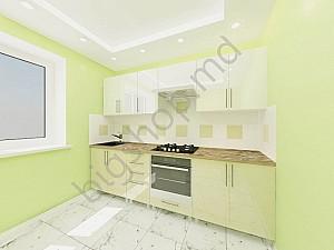 Set mobila bucatarie PS Iulia 2.6m Cream/White (2)