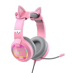 Casti gaming Havit H2233d Pink
