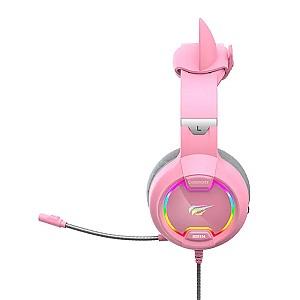 Casti gaming Havit H2233d Pink
