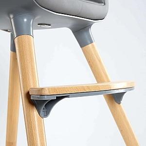 Scaun reglabil pe inaltime de masa BabyGo Scandi Grey