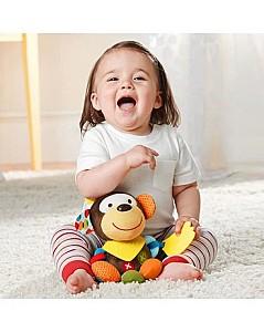 Jucarie bebelus Skip Hop Bandana Buddies Monkey