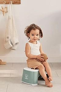 Inaltator baie copii BabyBjorn Step Stool Deep Green/White