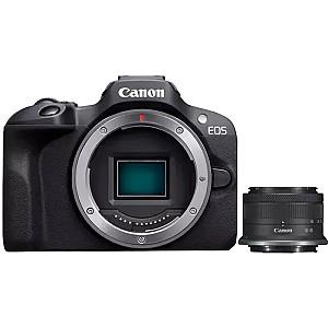 Aparat foto Canon EOS R100 Black & RF-S 18-45mm f/4.5-6.3 IS STM KIT