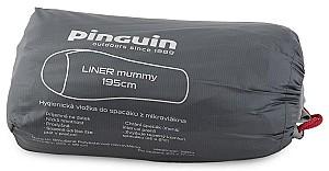 Sac de dormit Pinguin Liner Mummy 195 grey