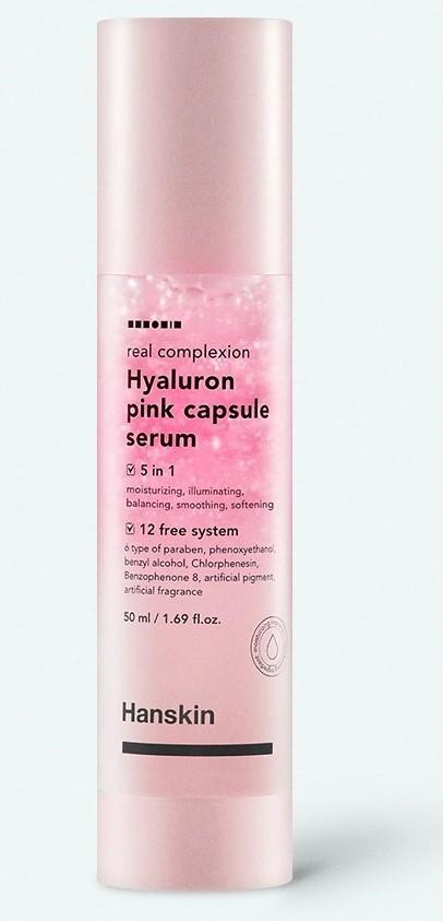 Ser pentru fata Hanskin Hyaluron Pink Capsule Serum