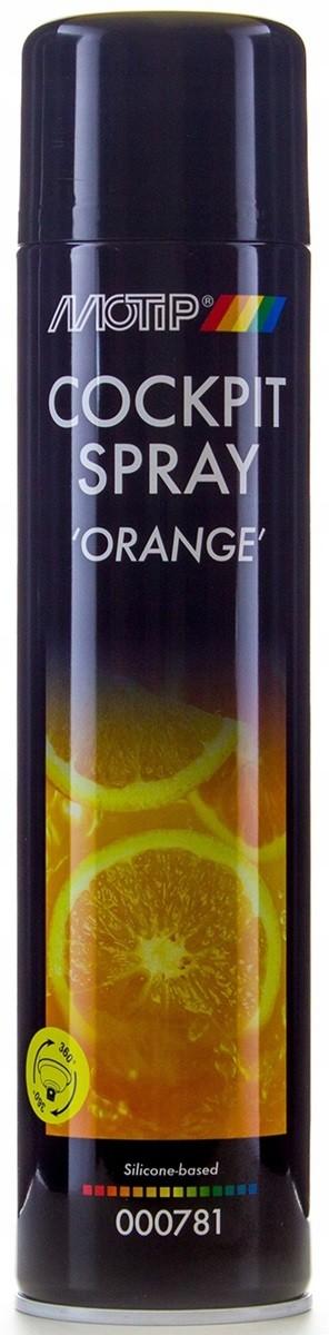 Curatare interior auto Motip Cockpit Spray Orange 600 ml (000781)