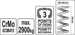 Set de extractoare Yato YT-2535