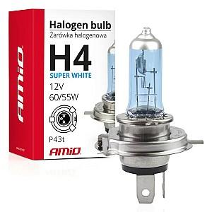 Lampa auto Amio H4 12V 60/55W Super White (01269)