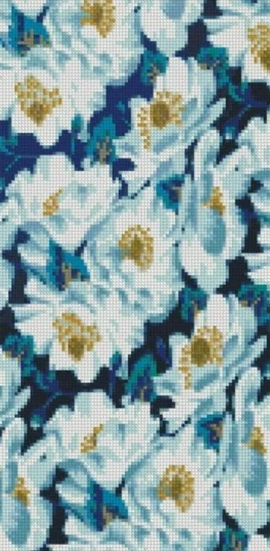 Pictura cu diamante Strateg White flowers BA-0015