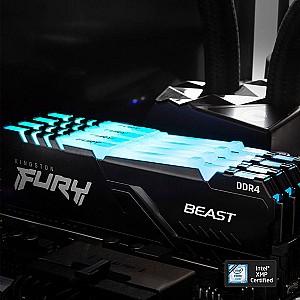 Memorie operativa RAM Kingston Fury Beast RGB 32GB DDR4-3600 (KF436C18BBAK2/32)