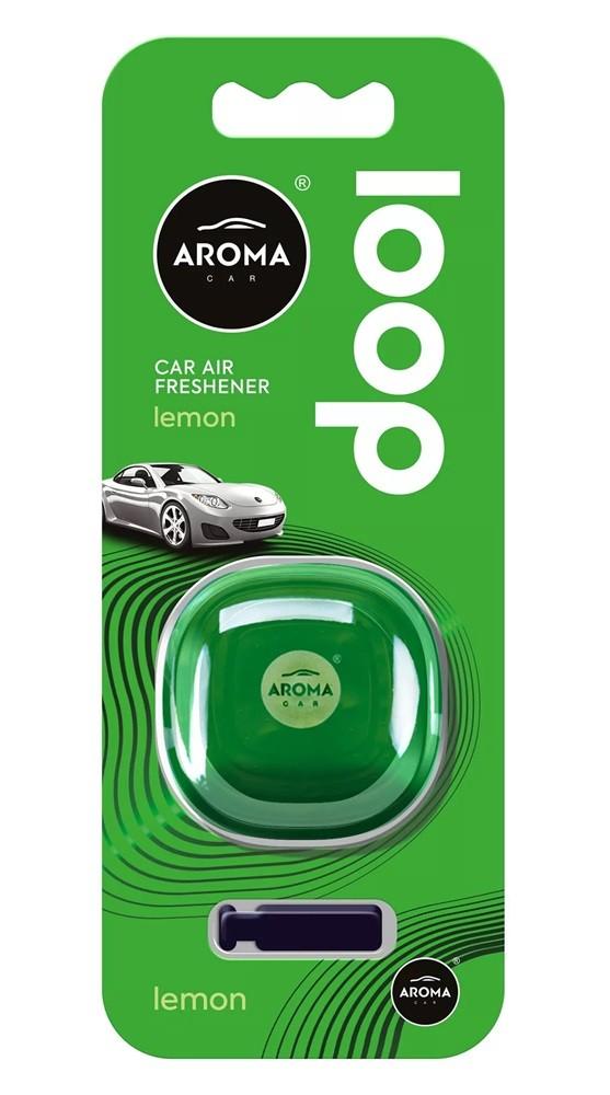 Odorizant de masina Aroma Car Loop Gel Lemon