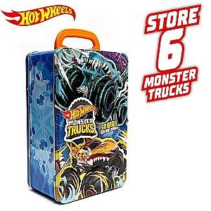 Cos pentru jucarii Mattel Hot Wheels for 6 Monster Trucks (HWCC21)