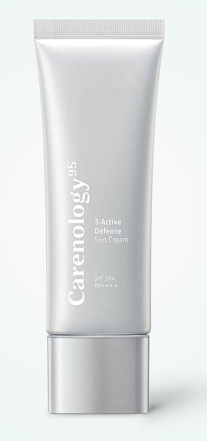 Crema de protectie solara Carenology95 3-Active Defense Sun Cream SPF50+ Pa ++++