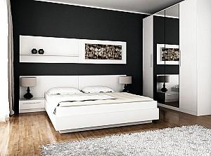 Set dormitor Indart Delux Alb, Modern