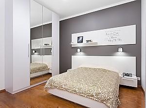 Set dormitor Indart Delux Alb, Modern