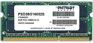 Memorie operativa RAM PATRIOT Signature Line 1x8GB DDR3-1600MHz SODIMM