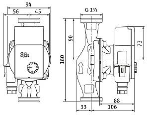 Pompă Wilo Star Yonos Pico 1.0 25/1-8-180