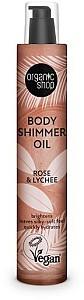Ulei de masaj Organic Shop Body Shimmer Oil Rose and Lychee