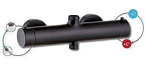 Set de duș Wirquin Comfort Black Touch (60722893)