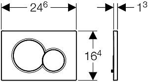 Buton de scurgere GEBERIT Sigma01 (115.770.21.5)