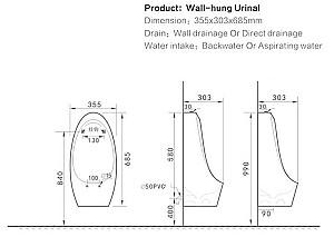 Pisoar GEHLER Atria (77023)
