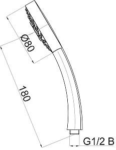 Set de duș Herz Infinity a33 (UH12352)