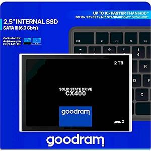 SSD Goodram CX400 Gen.2 2.5" SSD 2TB (SSDPR-CX400-02T-G2)