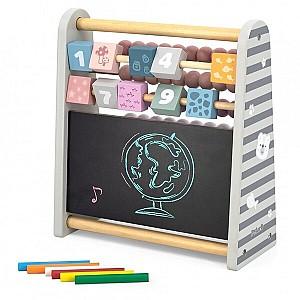 Tabla de scris pentru copii VIGA Math Learning Abacus 44086