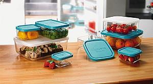Set de recipiente alimentare Bormioli Rocco Frigoverre 2.8l