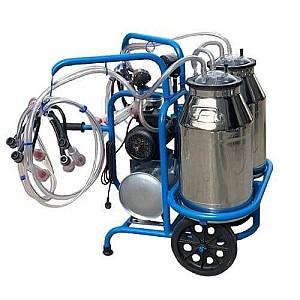 Aparat de muls vaci Tehno Ms oi, capre, 4 posturi, 2 bidoane inox, 30l