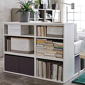 Pat IKEA Platsa 2 sertare 142x244x103 Alb/Fonnes