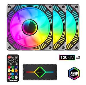 Cooler procesor GAMEMAX KF300 120 mm Black