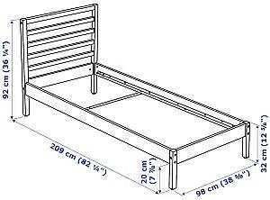 Pat IKEA Tarva 90x200 Pin(Bej)