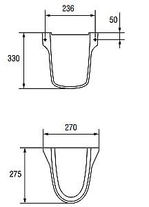 Piedestal Cersanit President (K08-012)