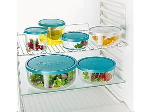 Set de recipiente alimentare Bormioli Rocco Frigoverre 1.25l