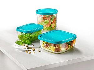 Set de recipiente alimentare Bormioli Rocco Frigoverre 0.7l