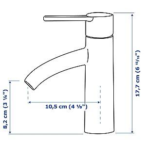 Baterie pentru lavoar IKEA Dalskar 302.812.92 Chrom