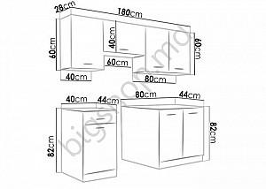 Set mobila bucatarie PATIO Craft