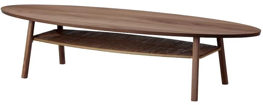 Masuta de cafea, reviste IKEA Stockholm 180x59 Furnir Nuc(Maro)
