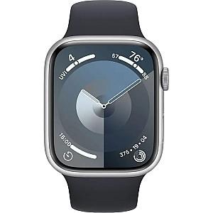 Ceas inteligent Apple Watch Series 9 GPS 45mm Silver/Storm Blue