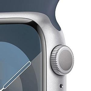 Ceas inteligent Apple Watch Series 9 GPS 45mm Silver/Storm Blue