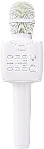Microfon voce HOCO BK5 Cantando Wireless White