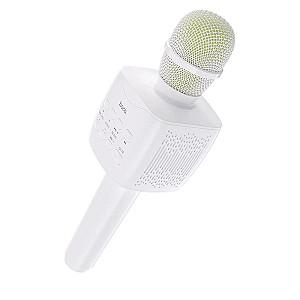 Microfon voce HOCO BK5 Cantando Wireless White