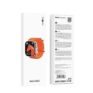 Ceas inteligent HOCO Y12 Ultra Smart Sports Watch Titanium Gold