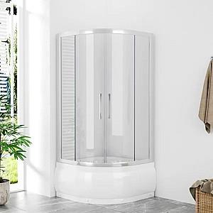 Cabina de dus VLM BE1015/100GC Clear 100x100