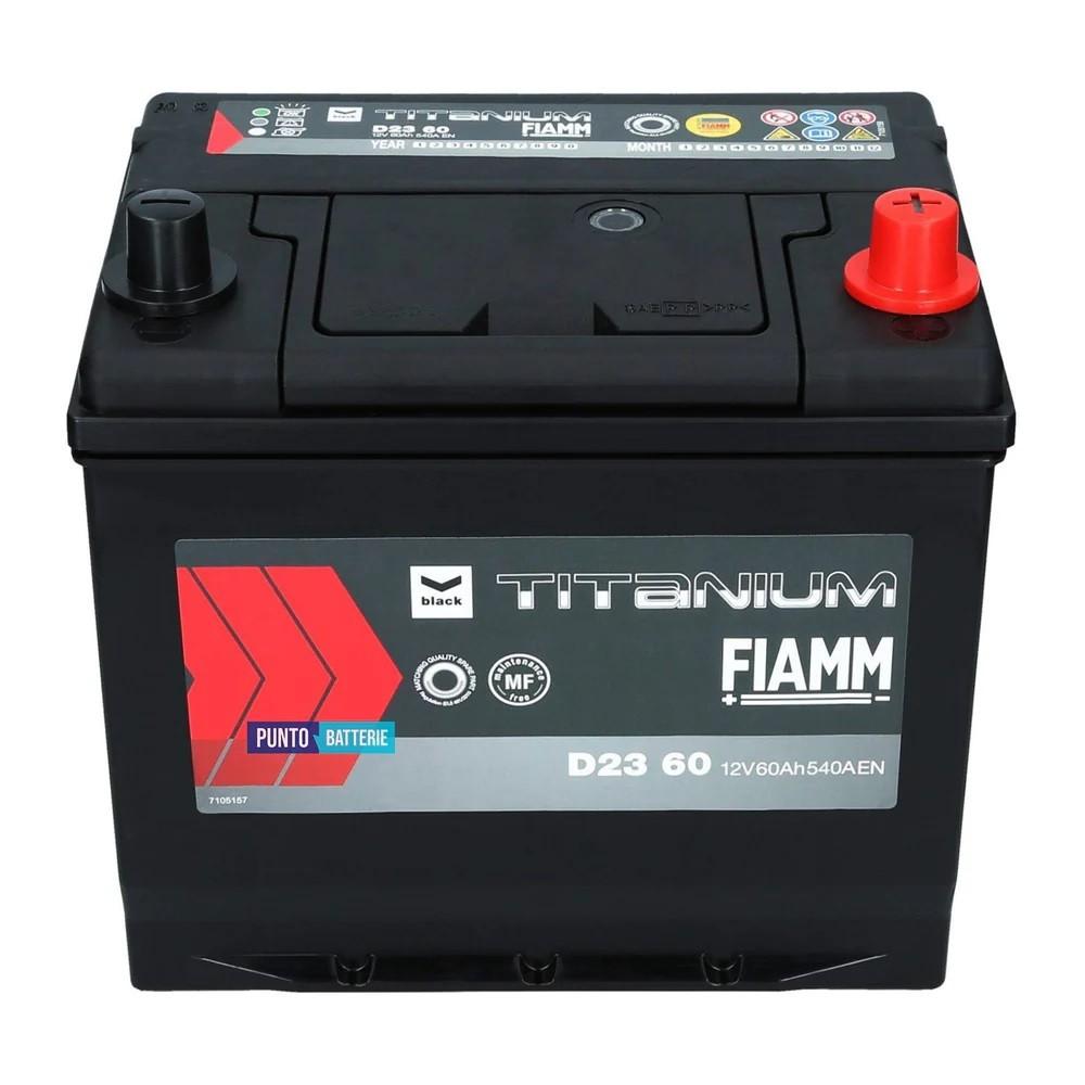 Acumulator auto Fiamm Black Japan D23 540A 60AH P+ (7905180)