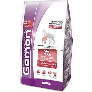Hrana uscata pentru caini Gemon MINI ADULT SALMONE/RICE 1kg