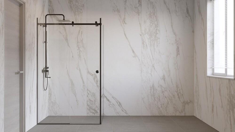 Cabina de dus KOR ușă glisantă x1 90 grade (90x120x200)