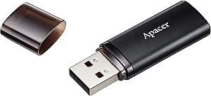 Stick memorie usb Apacer 64GB AH25B Black